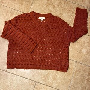 Burnt orange sweater 